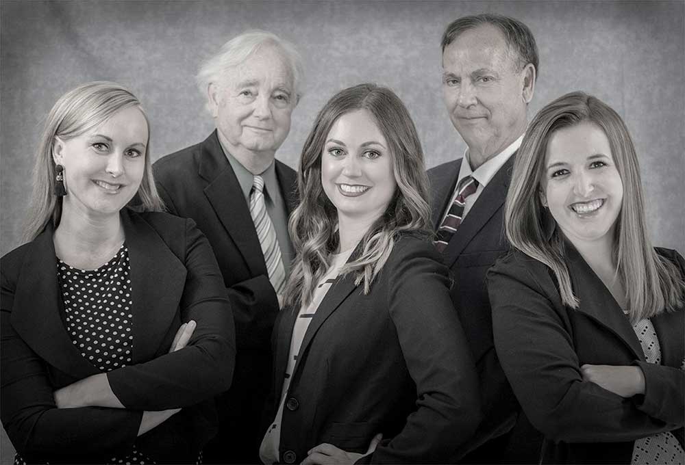 group portrait of The Cook Law Firm's attorneys
